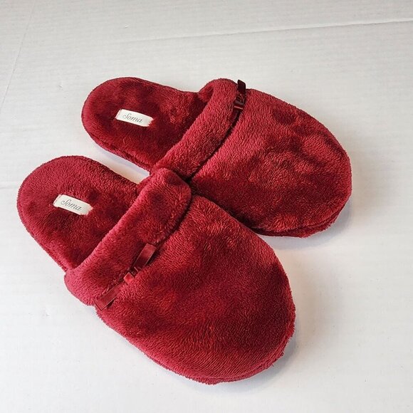 SOMA red slippers size S 5-6 soft cozy - Picture 1 of 8
